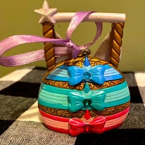 Sleeping beauty fairies Flora, Fauna & Merryweather Christmas ornament purse WDW